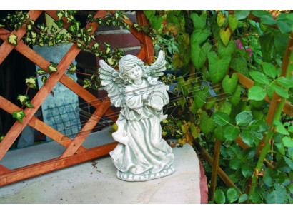 Engel 38cm Skulptur Design Figur Statue Garten Figuren Statuen