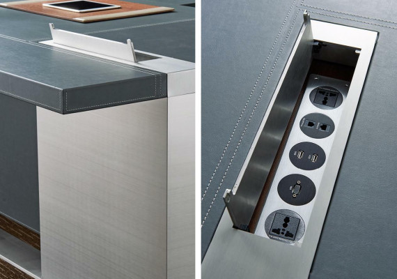 Luxus Möbel Büro Set Eckschreibtisch Aktenschrank Schränke Schrank