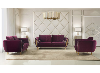 Designer Sofa Sofagarnitur 3+2+1 Sitzer Couch Polster Garnitur Wohnzimmer