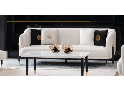 Design Sofa 3 Sitzer Design 210cm Luxus Sofas Couch 3er Neu Textilsofa Möbel
