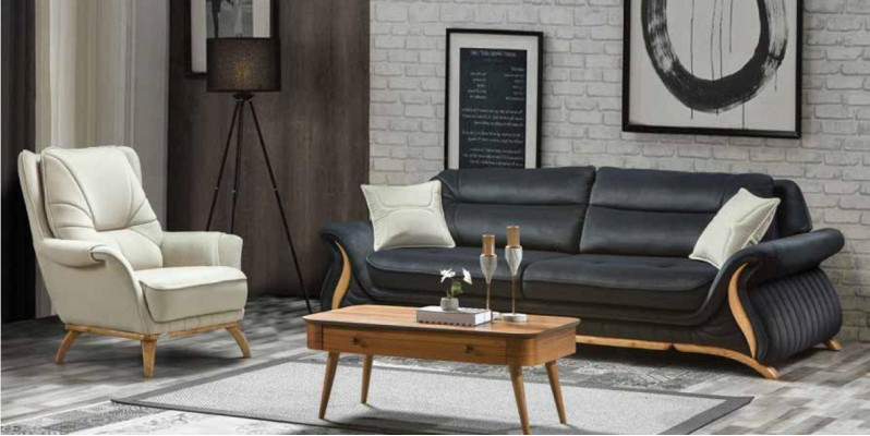 Sessel Polster Sitzer Design Couch Sessel Relax Kunstleder Lounge Wohnzimmer