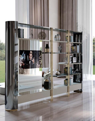 Tv Wand Design Bizzotto Wohnzimmer Regale Vitrine Schrank Möbel Design Wohnwand
