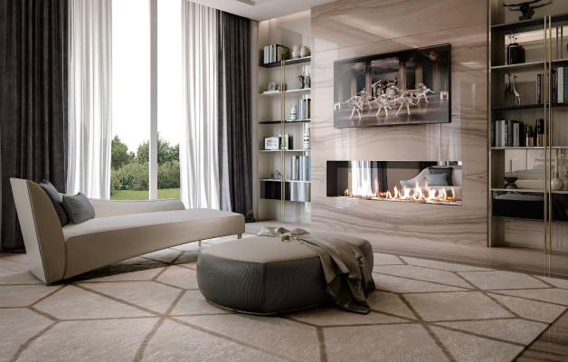 Lounge Möbel Liege Sofa Relax Italienische Möbel von Bizzotto Chaiselounge Neu