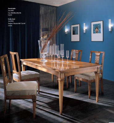 Essgruppe Esstisch Tisch Gruppe Tische 4x Lehnstuhl Stuhl Rechteckig Luxus 5tlg