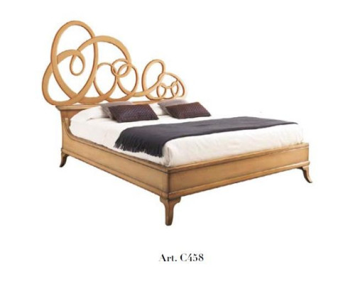 Klassisch Doppelbett Betten Schlafzimmer Möbel Massiv Holz Bizzotto Bett Neu
