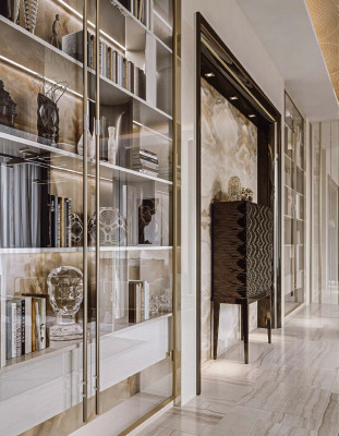 Kabinett Wohnzimmer Barschrank Möbel Design Massivholz Barschrank Bizzotto Neu