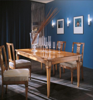 Tische Italienische Möbel Massiv Holz Esszimmer Esstisch Tisch Möbel Einrichtung