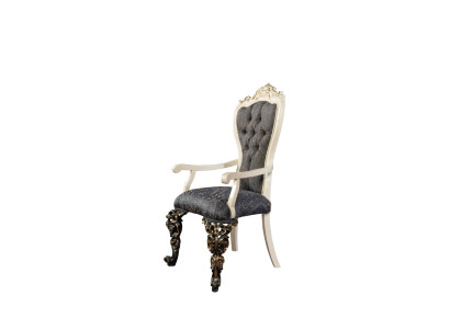 Klassischer Stuhl 1x Esszimmer Lehn Sessel Lounge Club mit Armlehnen Luxus Neu
