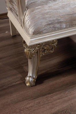 Sofagarnitur Klassische Luxus Sofas Sessel Wohnzimmer set 3+1Sitzer Chesterfield