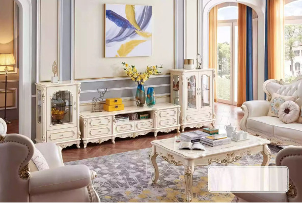 Wohnzimmer für set klassische Möbel 3tlg. Innenbereich für die Wohnung