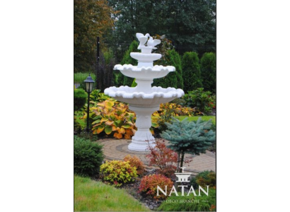 Springbrunnen Garten Teich Brunnen 175cm Steinbrunnen Gartenbrunnen Fontaine Neu