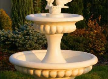 Zierbrunnen Springbrunnen Skulptur 138cm Brunnen Deko Garten Fontaine Teich Neu