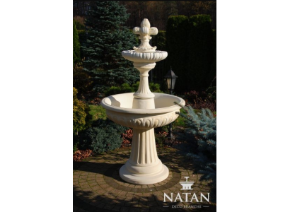 Springbrunnen Garten Teich Brunnen 173cm Steinbrunnen Gartenbrunnen Fontaine Neu