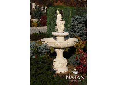 Springbrunnen Froschbrunnen Brunnen Steinbrunnen Gartenbrunnen Fontaine 165cm