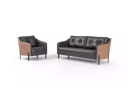 Sessel Arbeitszimmer Sitz Moderner Design Büro Polstersessel Textil Möbel