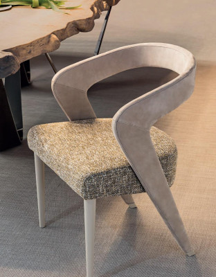 Sessel Design Bizzotto Stuhl Esszimmerstuhl aus Holz Esszimmer Lehnstuhl Stühle