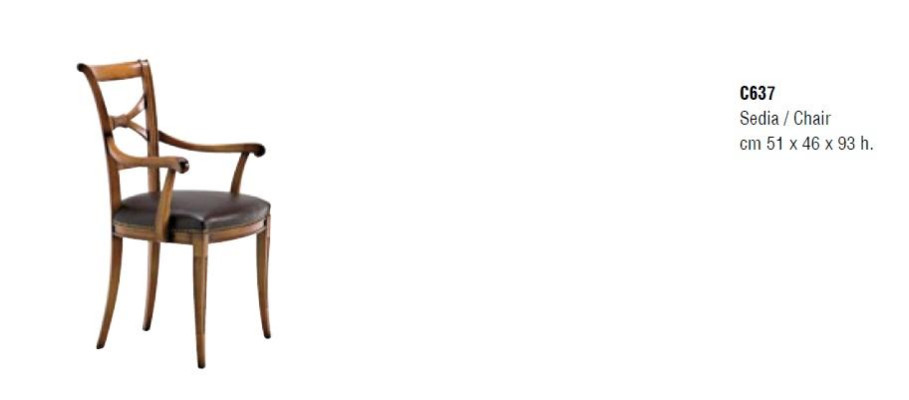 Esszimmer Stühle Holz Luxus Sessel Stuhl Braun Stühle Wohnzimmer Möbel Italien