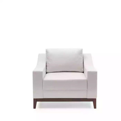 Sessel weiß Skandinavisch Polstersessel Fernsehsessel Lounge Club Möbel