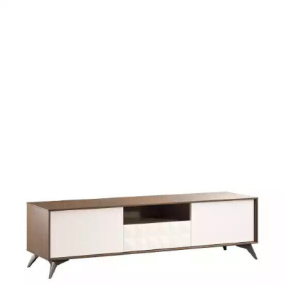 TV-Ständer Lowboard Wohnwand Modern Design Sideboard Holz