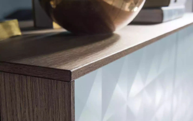 TV-Ständer Lowboard Wohnwand Modern Design Sideboard Holz