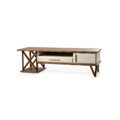 Modern TV Lowboard für Wohnzimmer Stilvoll Braun farbe Perfekte Neuheit
