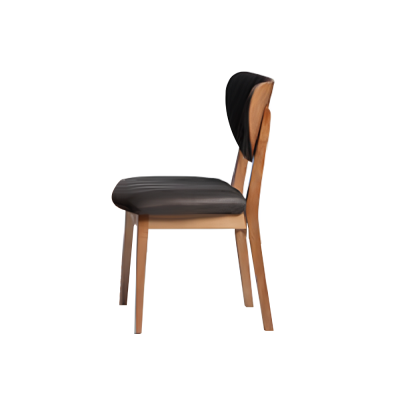 Garnitur Holzstühle Küchenstühle Esszimmerstühle Stoff 2tlg Braun Holz