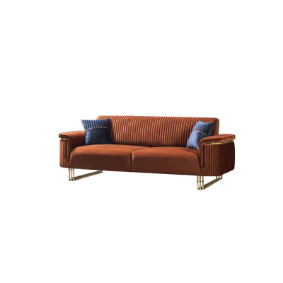 Moderne Wohnzimmer Sofagarnitur Designer Dreisitzer Sofas Polstersessel