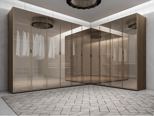 Eckschrank Designer Möbel Schlafzimmer Luxus Einrichtung Eck Garnitur