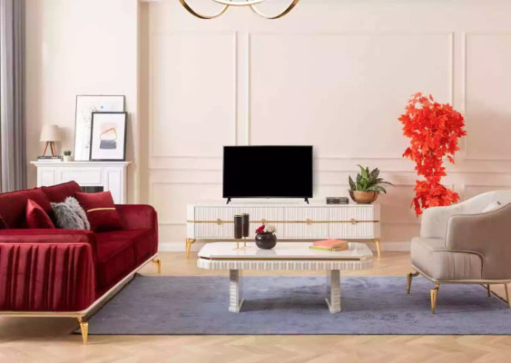 Couchtisch Wohnzimmer Möbel Tisch Luxus Beistelltisch Modern Design