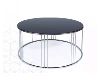 Couchtisch Möbel Luxus neuschwarz Modern Wohnzimmer Design Edelstahl