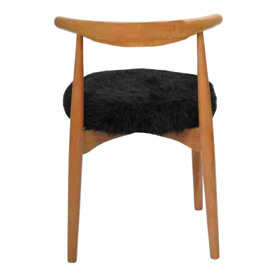 Luxus Esszimmer Holz 2x Stühle Braun Ohne Armlehne Design gepolsterter Stuhl