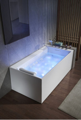 Design Badewanne Sprudel Jacuzzi Whirlpool Wanne Luxus Wanne Wellness