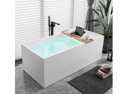 Standbadewanne Badezimmer Acryl Badewanne Wanne Weiß Zeitgenössisch