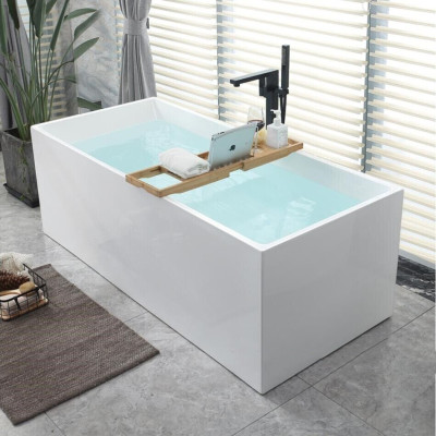Standbadewanne Badezimmer Acryl Badewanne Wanne Weiß Zeitgenössisch