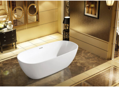 Standbadewanne Badezimmer Acryl Badewanne Wanne Freistehende Weiß