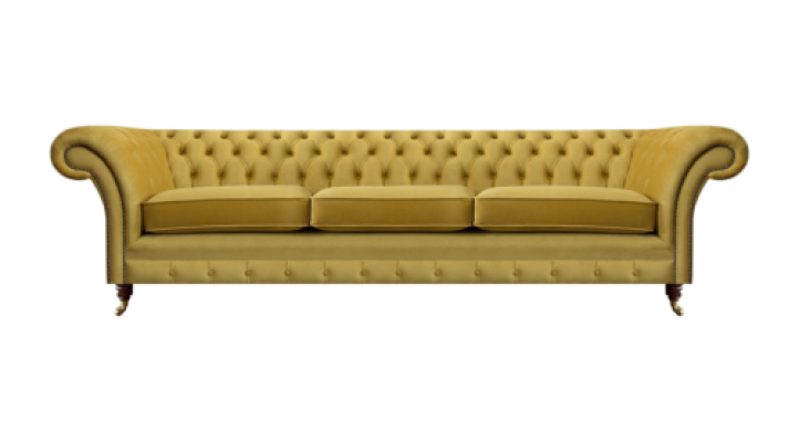 Wohnzimmer Sofa Dreisitzer Couch Einrichtung Neu Chesterfield Sitz Textil