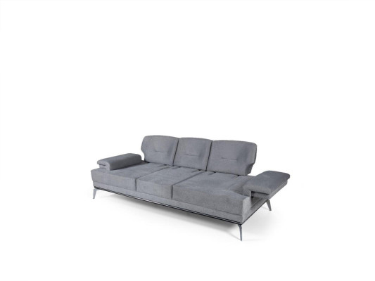 Komplette Stoffsofa Garnitur Moderne Polstercouchen Dreisitzer Sessel