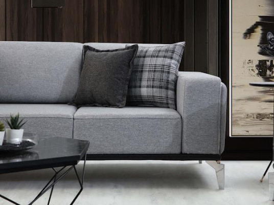 Stilvoll Wohnzimmer Set Besteht aus Sofagarnitur 3+3+1+1 Sitzer 4tlg.