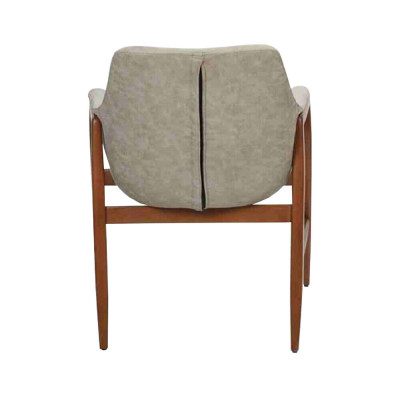 Modern Grau Stuhl Esszimmerstuhl 6x Stühle Küchenstuhl Lehnstuhl Holz Stoff