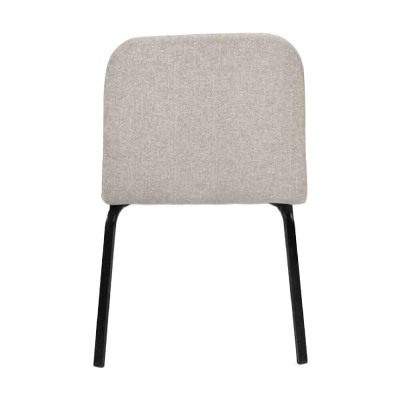 Gruppe Garnitur Stühle 6x Stuhl Set Textil Polster Sitz Edelstahl Esszimmer Neu