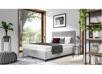 Polsterbett Schlafzimmer Bett Luxus neu Design Modern Holz Einrichtung Textil