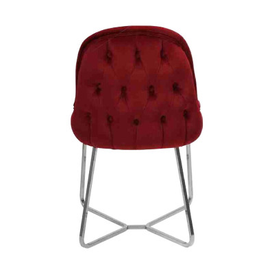 Modern Stühle Luxus Esszimmer Einrichtung Rot 4x Stühle Möbel Esszimmerstuhl