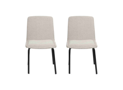 Weiße Polsterstühle Designer 2x Esszimmerstühle Moderne Küchenstühle