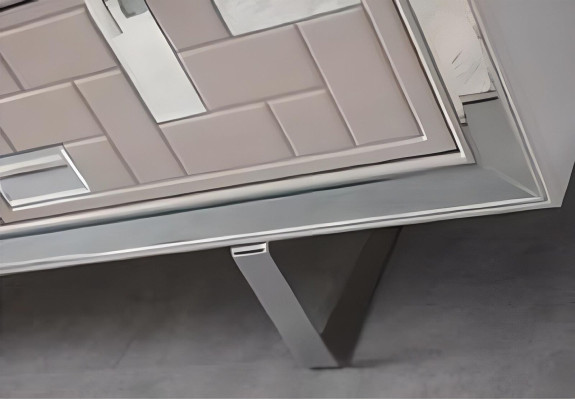 Wohnwand Sideboard TV Ständer Wandpanel Weiß RTV Lowboard Moderne
