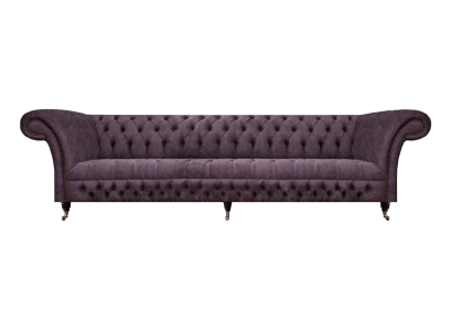 Chesterfield Sofa Dreisitzer Wohnzimmer Sofas Couch Luxus Lila Polstersitz