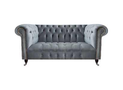 Sofa Zweisitzer Luxus Möbel Wohnzimmer Couch Einrichtung Chesterfield Sitz