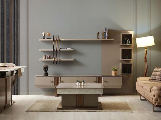 Stilvoll Esszimmer Set aus Esstisch+4x Stühle+Anrichte+Sideboard 7tlg