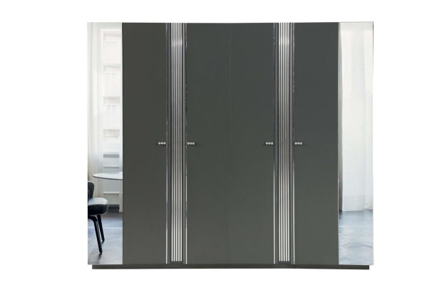 Stilvolles Schlafzimmer Bett Edle Möbel Nachttische Designer Schrank