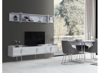 Modern TV Lowboard für Wohnzimmer Stilvoll Weiße farbe Perfekte Neuheit
