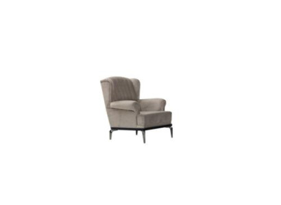 Exklusive Sessel Holz Design Wohnzimmer Möbel Beige farbe Luxus Stil